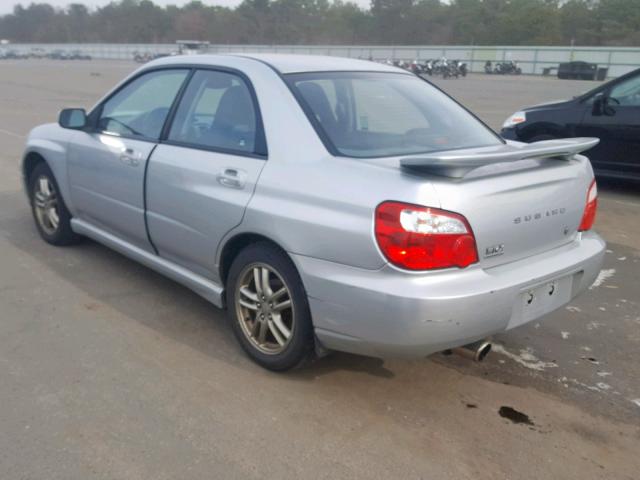 JF1GD29635H511352 - 2005 SUBARU IMPREZA WR GRAY photo 3