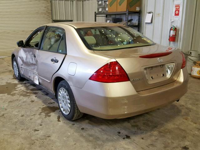 1HGCM56126A099049 - 2006 HONDA ACCORD VAL TAN photo 3