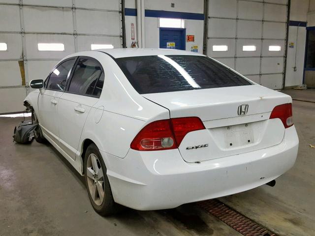1HGFA168X6L117457 - 2006 HONDA CIVIC EX WHITE photo 3