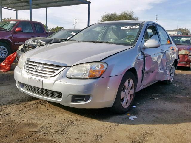 KNAFE122775440338 - 2007 KIA SPECTRA EX SILVER photo 2