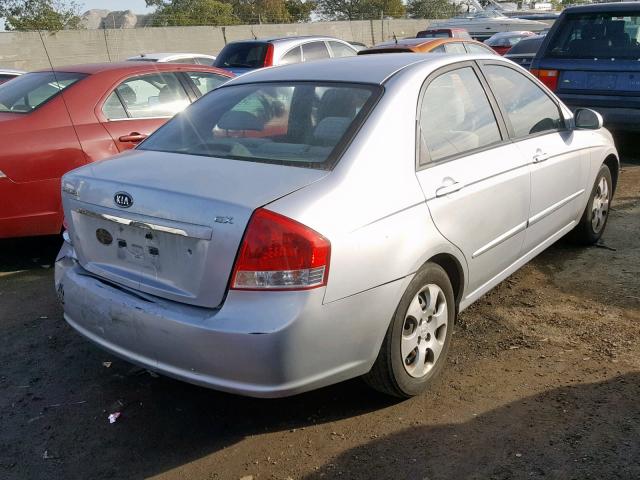 KNAFE122775440338 - 2007 KIA SPECTRA EX SILVER photo 4