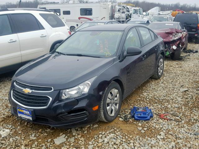 1G1PA5SG2F7183395 - 2015 CHEVROLET CRUZE LS BLACK photo 2