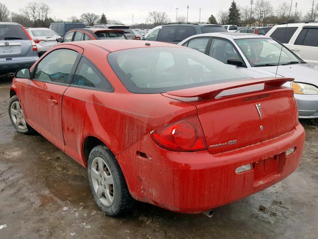 1G2AS18H997113016 - 2009 PONTIAC G5 RED photo 3