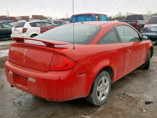 1G2AS18H997113016 - 2009 PONTIAC G5 RED photo 4