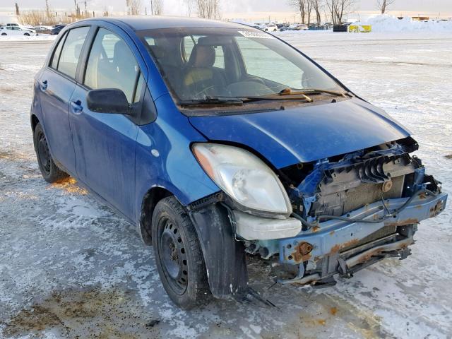 JTDKT923575107022 - 2007 TOYOTA YARIS BLUE photo 1