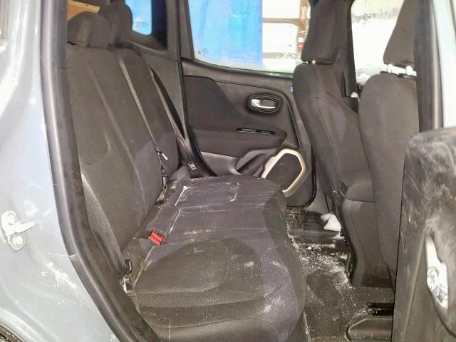 ZACCJAAB8HPE83744 - 2017 JEEP RENEGADE S Մոխրագույն լուսանկար 6