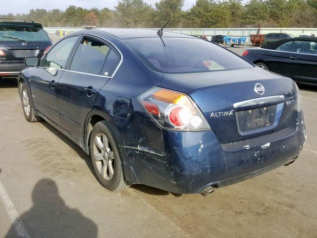 1N4CL21E49C185553 - 2009 NISSAN ALTIMA HYB BLUE photo 3