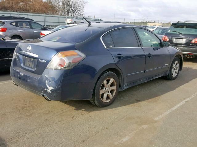 1N4CL21E49C185553 - 2009 NISSAN ALTIMA HYB BLUE photo 4