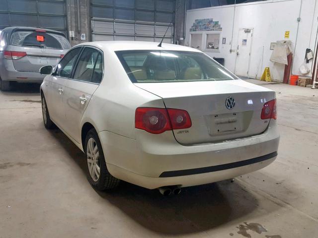 3VWEG71K77M125480 - 2007 VOLKSWAGEN JETTA WOLF WHITE photo 3