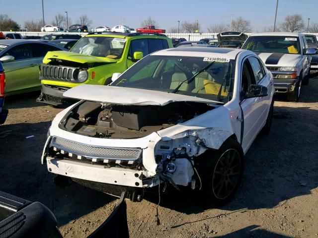 1G1ZK57748F293937 - 2008 CHEVROLET MALIBU LTZ WHITE photo 2