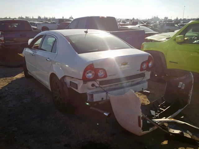 1G1ZK57748F293937 - 2008 CHEVROLET MALIBU LTZ WHITE photo 3