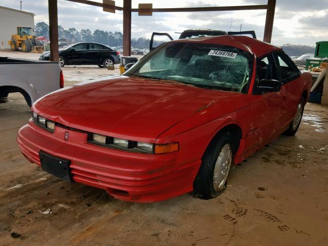 1G3WH15M8RD304574 - 1994 OLDSMOBILE CUTLASS SU RED photo 2