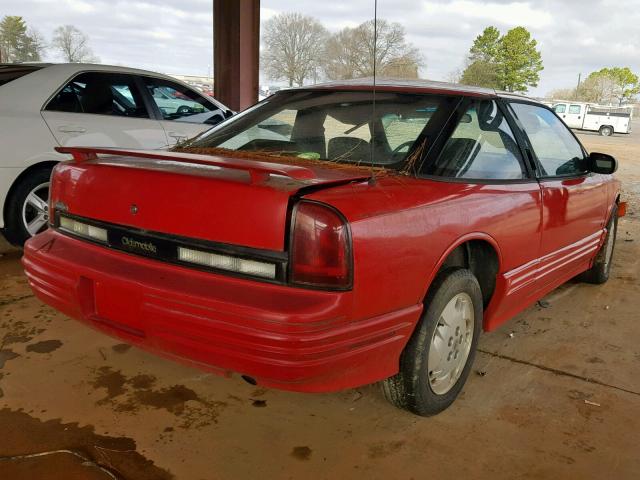 1G3WH15M8RD304574 - 1994 OLDSMOBILE CUTLASS SU RED photo 4