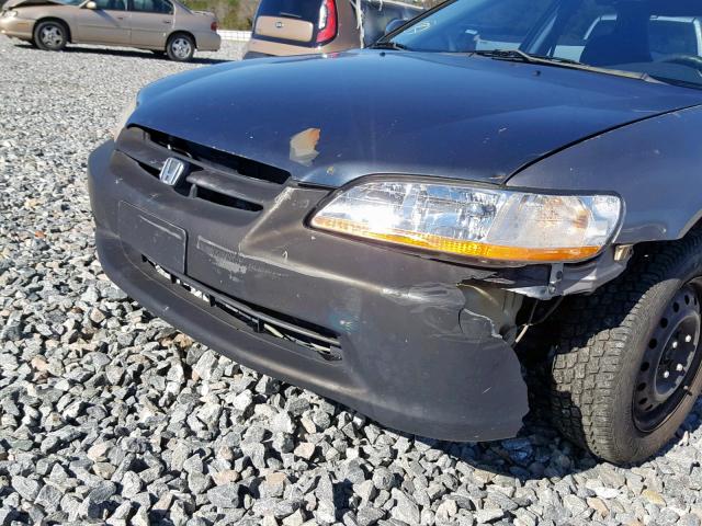 1HGCG5641YA032270 - 2000 HONDA ACCORD LX BLUE photo 9