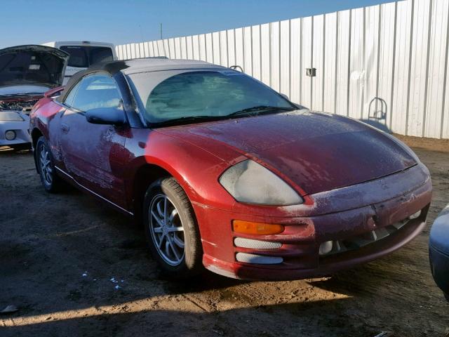 4A3AE45G81E013244 - 2001 MITSUBISHI ECLIPSE SP RED photo 1