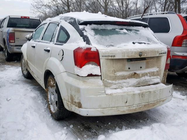 1B3CB1HA8BD295825 - 2011 DODGE CALIBER EX WHITE photo 3