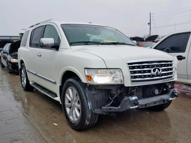 5N3AA08C18N913786 - 2008 INFINITI QX56 WHITE photo 1