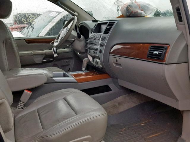 5N3AA08C18N913786 - 2008 INFINITI QX56 WHITE photo 5