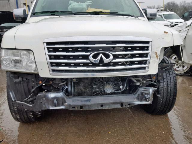 5N3AA08C18N913786 - 2008 INFINITI QX56 WHITE photo 9