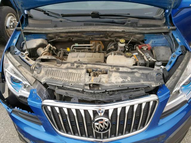 KL4CJASB2EB520799 - 2014 BUICK ENCORE BLUE photo 7