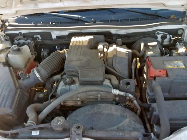 1GTCS149378255677 - 2007 GMC CANYON WHITE photo 7