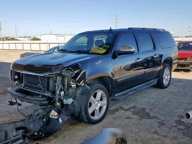 1GNFC16077J367407 - 2007 CHEVROLET SUBURBAN C BLACK photo 2