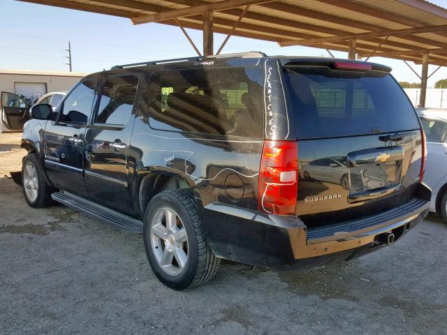 1GNFC16077J367407 - 2007 CHEVROLET SUBURBAN C BLACK photo 3