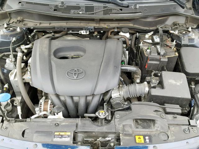 3MYDLBZV9GY121386 - 2016 TOYOTA SCION IA BLACK photo 7