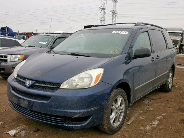 5TDBA23CX5S046530 - 2005 TOYOTA SIENNA LE 蓝色 照片 2