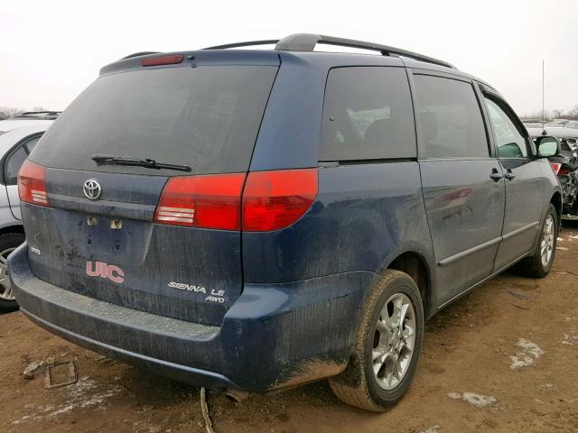 5TDBA23CX5S046530 - 2005 TOYOTA SIENNA LE 蓝色 照片 4