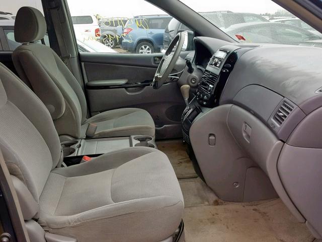 5TDBA23CX5S046530 - 2005 TOYOTA SIENNA LE 蓝色 照片 5