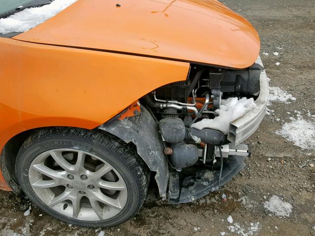 1C3CDFBA8DD329929 - 2013 DODGE DART SXT ORANGE photo 9