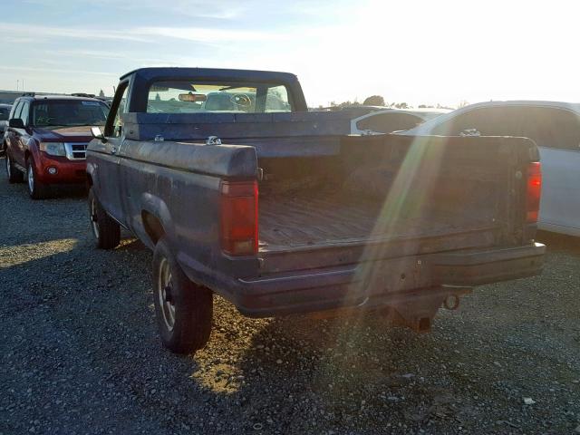 1FTCR11A6DUB55103 - 1983 FORD RANGER BLUE photo 3