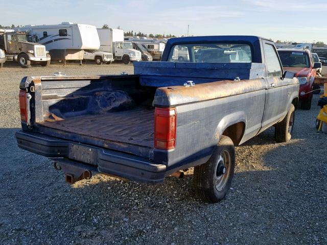 1FTCR11A6DUB55103 - 1983 FORD RANGER BLUE photo 4