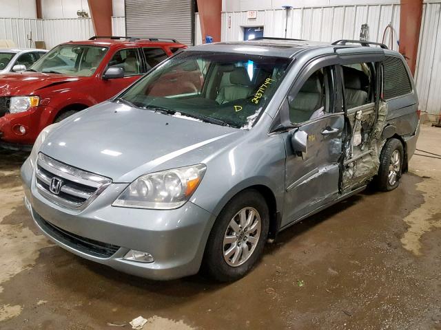 5FNRL38887B030353 - 2007 HONDA ODYSSEY TO SILVER photo 2