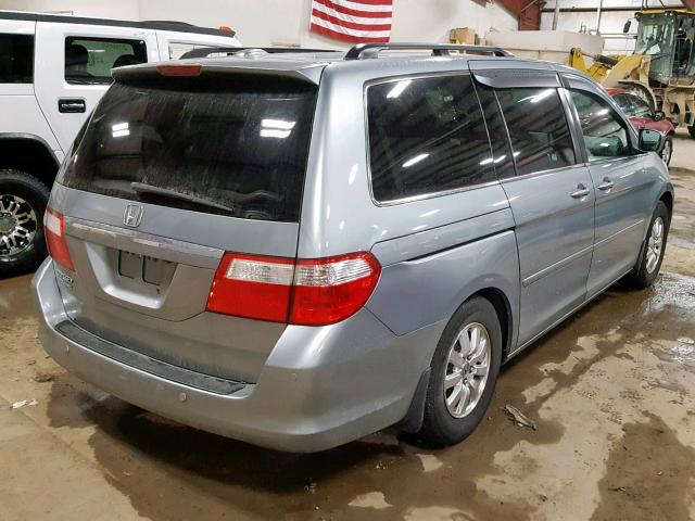 5FNRL38887B030353 - 2007 HONDA ODYSSEY TO SILVER photo 4