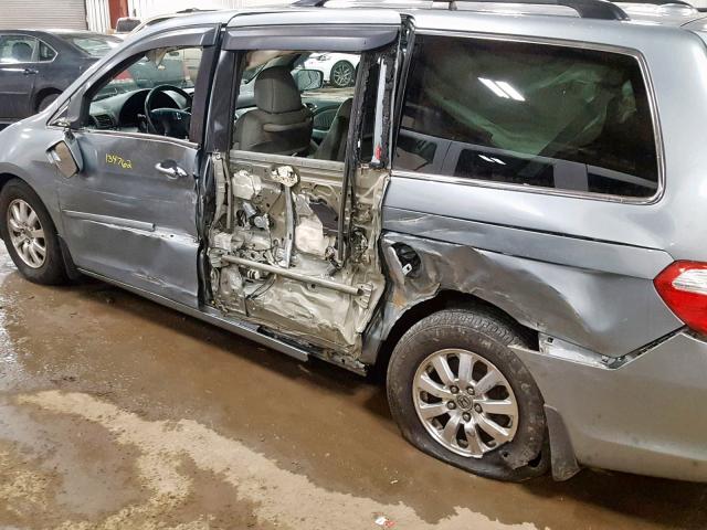 5FNRL38887B030353 - 2007 HONDA ODYSSEY TO SILVER photo 9