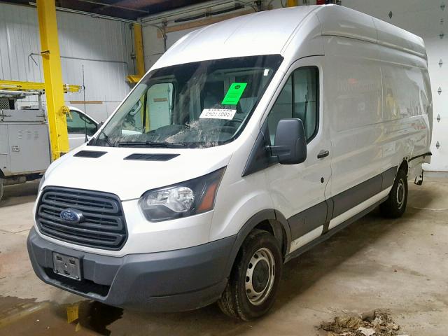 1FTBW3XVXHKA27202 - 2017 FORD TRANSIT T- WHITE photo 2