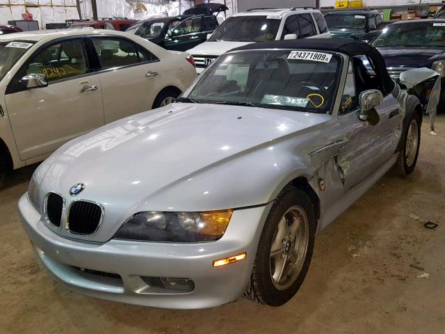 4USCH7320VLE02146 - 1997 BMW Z3 1.9 SILVER photo 2