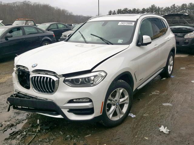 5UXTR9C51JLC76297 - 2018 BMW X3 XDRIVEM WHITE photo 2