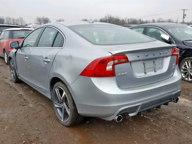 YV1902FH1D1223948 - 2013 VOLVO S60 T6 SILVER photo 3