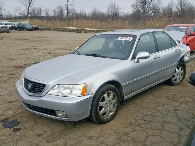 JH4KA96562C001635 - 2002 ACURA 3.5RL SILVER photo 2