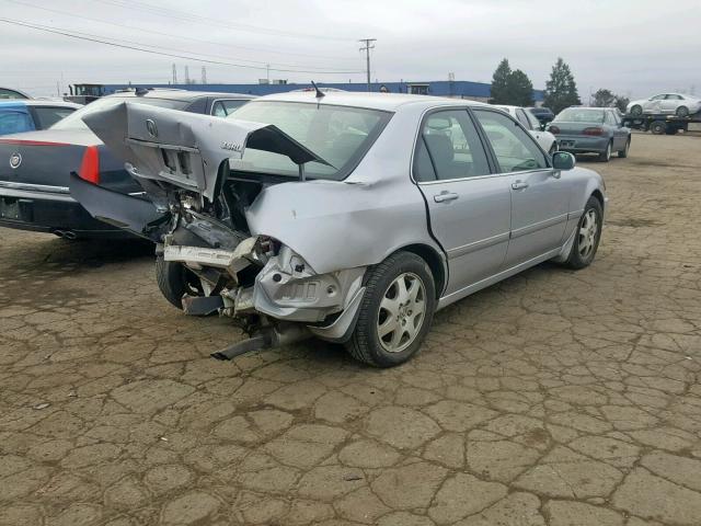 JH4KA96562C001635 - 2002 ACURA 3.5RL SILVER photo 4