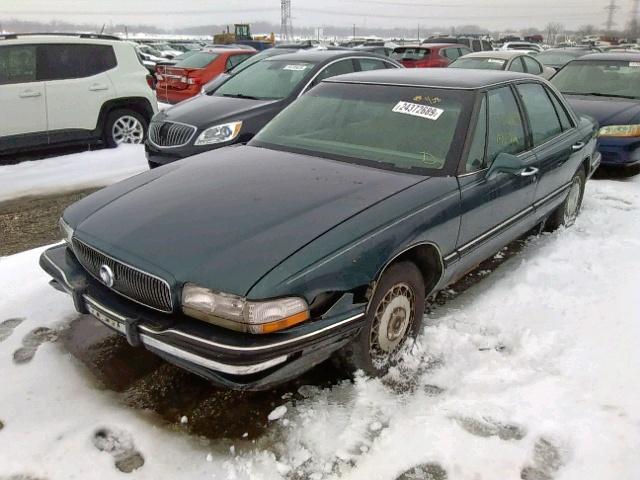 1G4HP52LXSH469468 - 1995 BUICK LESABRE CU GREEN photo 2