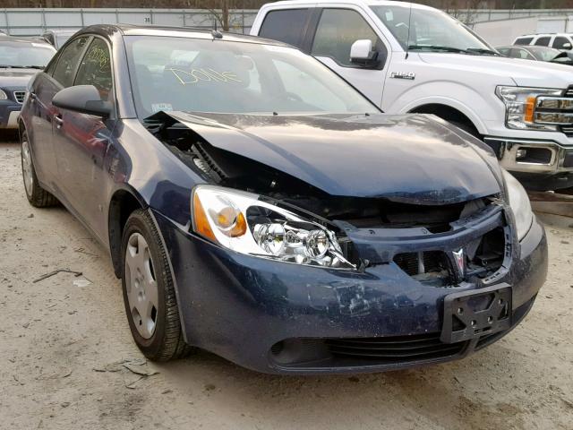 1G2ZF57B184298111 - 2008 PONTIAC G6 VALUE L BLUE photo 1