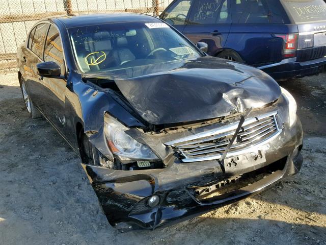 JN1DV6AP1BM601126 - 2011 INFINITI G25 BASE BLACK photo 1