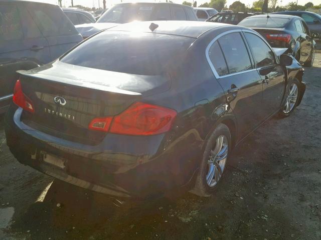 JN1DV6AP1BM601126 - 2011 INFINITI G25 BASE BLACK photo 4