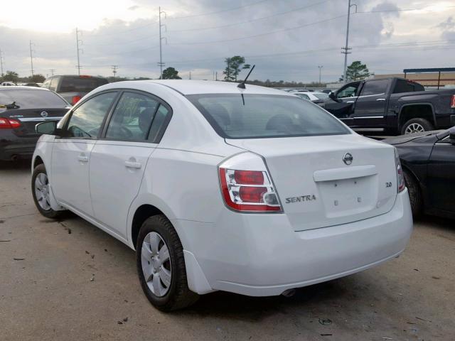 3N1AB61E77L709598 - 2007 NISSAN SENTRA 2.0 WHITE photo 3