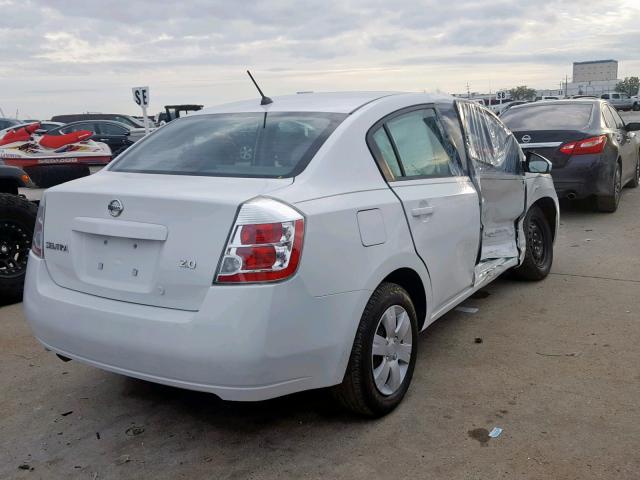 3N1AB61E77L709598 - 2007 NISSAN SENTRA 2.0 WHITE photo 4