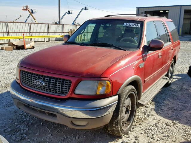 1FMRU17LX1LA92912 - 2001 FORD EXPEDITION RED photo 2